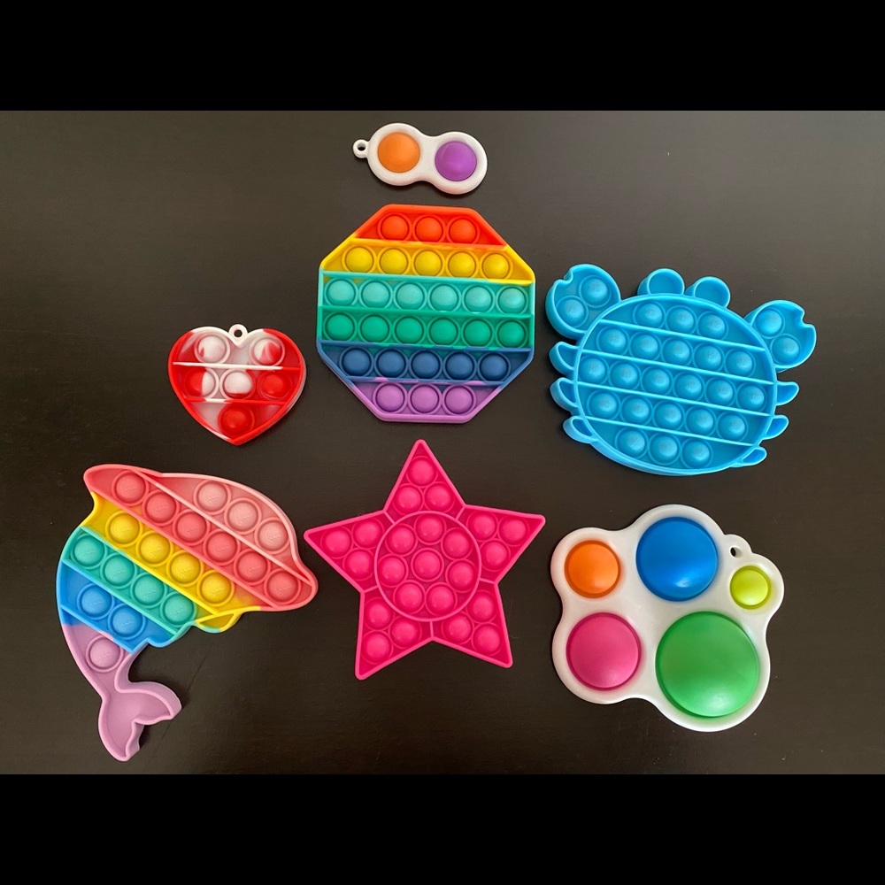 Kids Pop it fidget toys simple dimple/ dimple / pop it